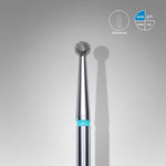 Staleks Diamond “Ball” Nail Drill Bit Blue Expert 2.5mm